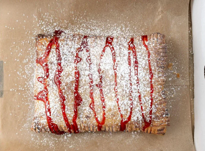 Strawberry ricotta burekas, the sweet part of The Full Box